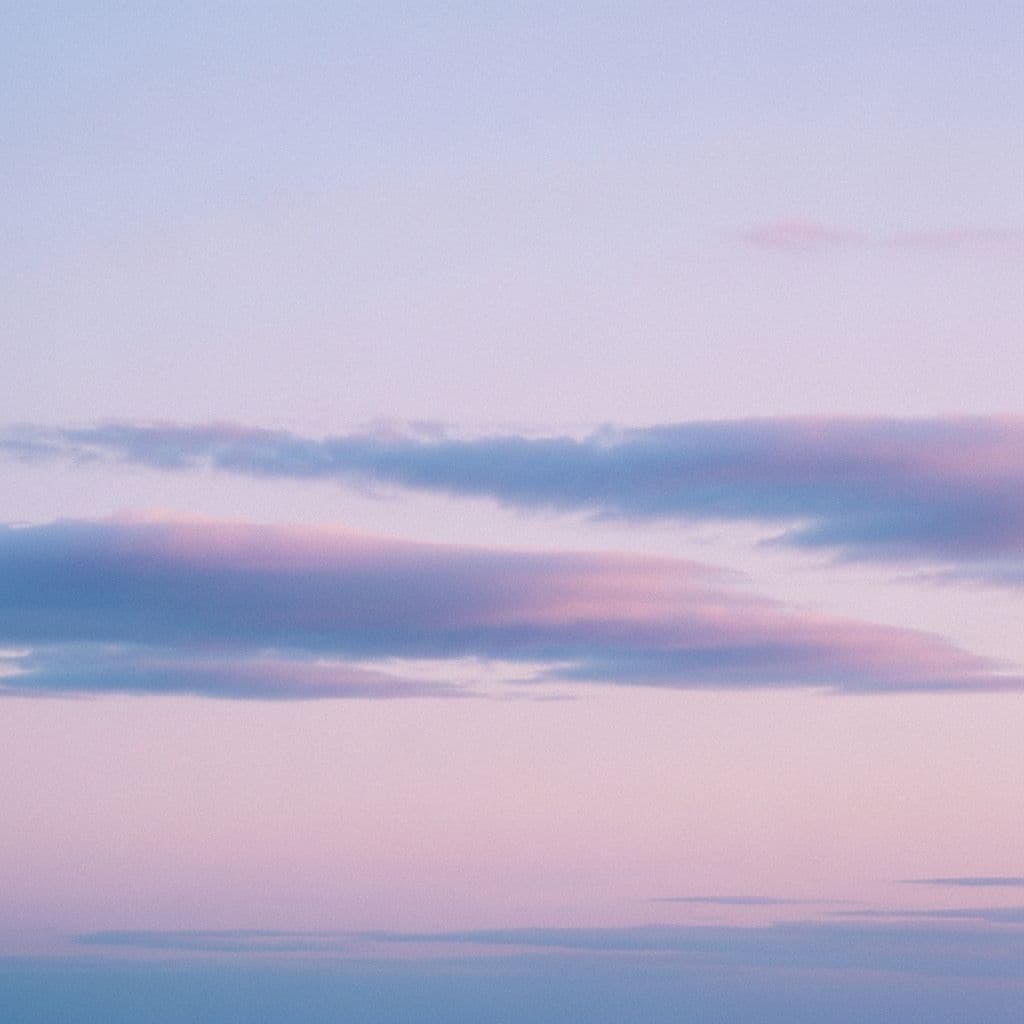 Abstract aurora landscape